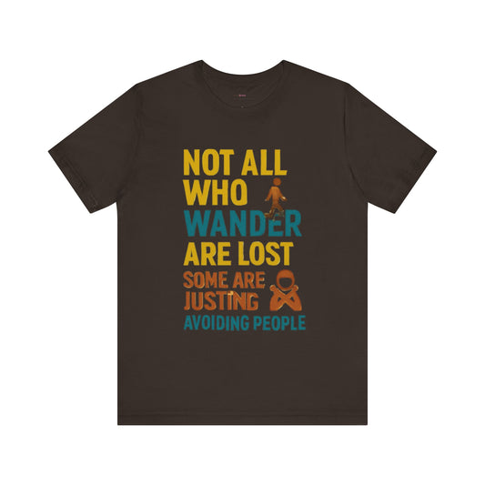 Adventurous Spirit Tee | Perfect for Travelers, Wanderlust Lovers, Outdoor Enthusiasts, Great Gift for Nature Lovers, Funny Quote Shirt