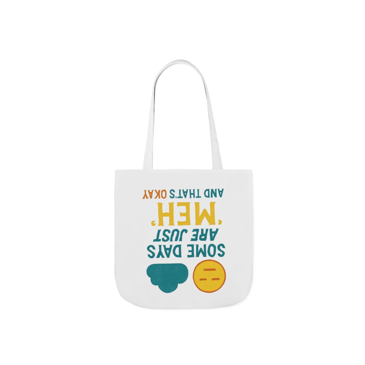 Canvas Tote Bag with 5-Color Straps, Fun Quote Tote