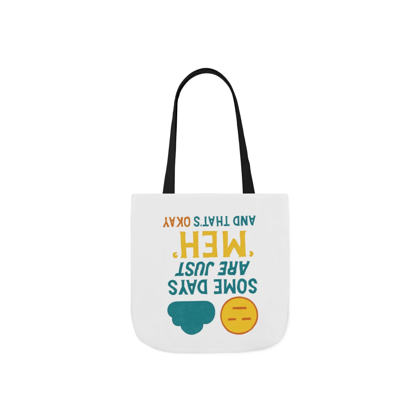 Canvas Tote Bag with 5-Color Straps, Fun Quote Tote