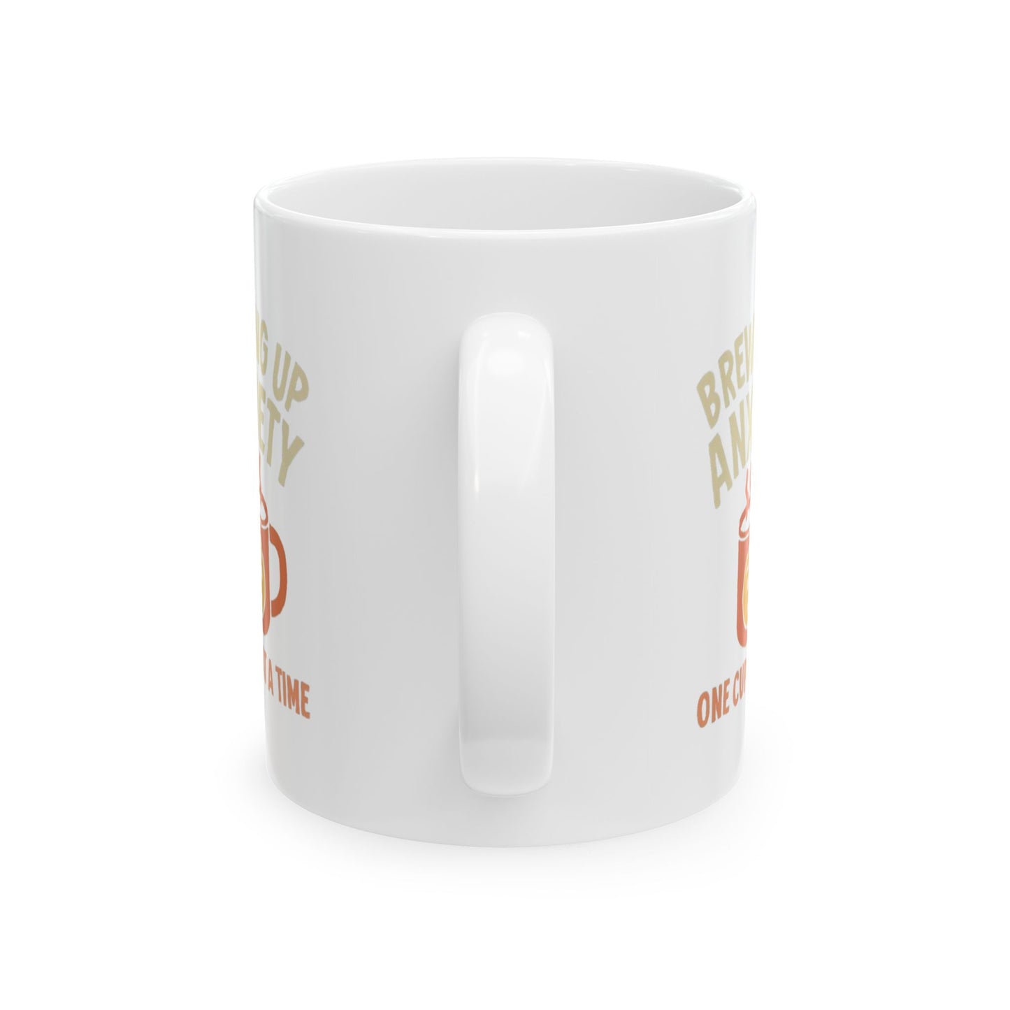 Anxiety Brewing Ceramic Mug - Perfect for Coffee Lovers, Gifts for Friends, Stress Relief
